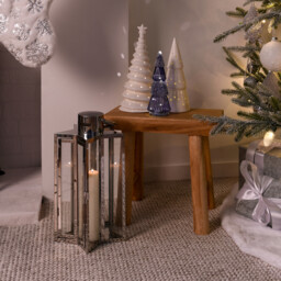 Stainless Steel Star Lantern - Silver - thumbnail 4