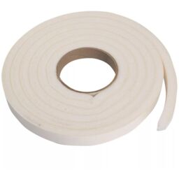 White Rubber Foam Jumbo Draught Excluder Self Adhesive Weatherstrip 3.05m - Grey - thumbnail 3