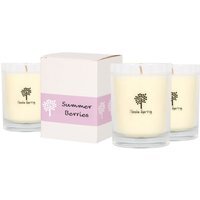 Soy Wax Scented Candles - 160g - Pack of 3 - Summer Berries
