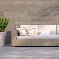 Golden Autumn Outdoor Cushion - Orange / 60cm - thumbnail 1