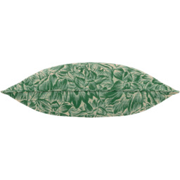 Grantley Jacquard Piped Cushion - Emerald / Feather - thumbnail 5