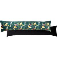 Midnight Garden Birds Digitally Printed Velvet  Draught Excluder - Birds