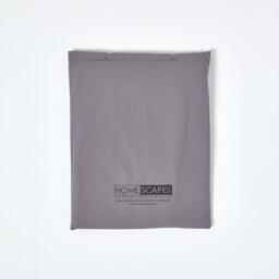 200 Thread Count Egyptian Cotton Fitted Sheet - Dark Grey / Superking - thumbnail 2