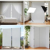 Blackout Curtain Lining Fabric - White / 55in / 1 - image 1