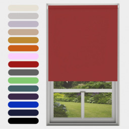 Made to Measure Blackout Roller Blind - Red / 121 - 150 cm / 150cm width x 160cm Drop / 20 - 160 cm - thumbnail 5