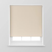 A.Unique Home Premium Trimmable Thermal Blackout Roller Window Blind - Cream / 180cm x 170cm