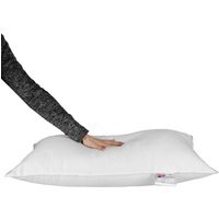 Homescapes Super Microfibre Euro Pillow - White - thumbnail 1