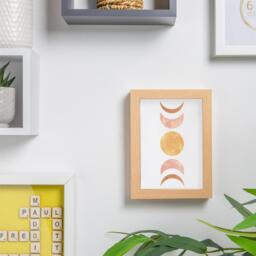 "5x7"" 3D Box Photo Frame - Brown" - thumbnail 5