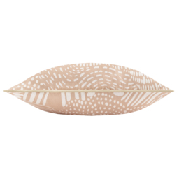 Nola Abstract Piped Cushion - Oat / Feather - thumbnail 5