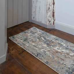 Distressed Effect Rug - Stone / 330 x 240cm - thumbnail 3