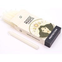 Manifest Magic Candles Pack of 12 Ivory Spiritual Meditation Candles - White - image 1