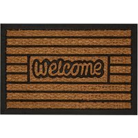 Filta Welcome Coir Panama Doormat - Brown