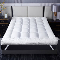 4 Inch Super Soft Hypoallergenic Mattress Topper - White / 180cm - thumbnail 2