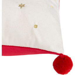 Deck The Halls Tree Embroidered Cushion - Multi / Feather - thumbnail 4