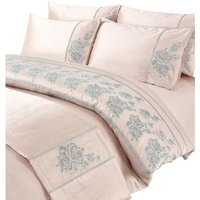 Amara Duvet Cover Set - Pink / Double - thumbnail 1