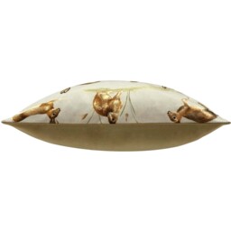 Country Running Hares Cushion - Taupe / 80 Polyester 20 Feather - thumbnail 5