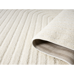 Aya Living Room Area Rug - Arches Pattern Wabi Sabi Cream Rug - Cream / 220cm - thumbnail 3