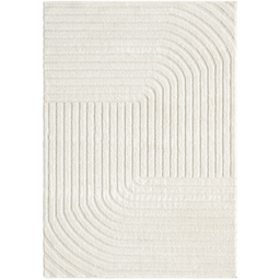 Aya Living Room Area Rug - Arches Pattern Wabi Sabi Cream Rug - Cream / 220cm - thumbnail 2