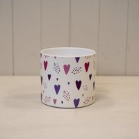 Classic Cream Love Heart Pot Plant pot - Multi