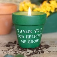 Citronella Outdoor Candle And Pot - Green