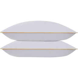 Grey Shredded Supersoft Goose Feather and Down Pillows - Grey / 4 - thumbnail 4