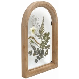 Botanical Dried Flowers Arch Wall Art - Wood - thumbnail 2