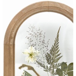 Botanical Dried Flowers Arch Wall Art - Wood - thumbnail 3