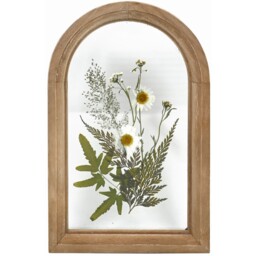 Botanical Dried Flowers Arch Wall Art - Wood - thumbnail 4