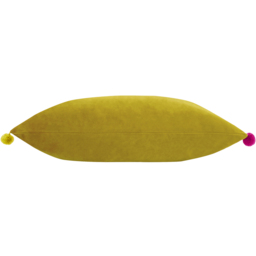Fiesta Velvet Cushion 35 x 50cm - Bamboo-Multicolour / Feather - thumbnail 2