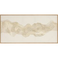 Metallic Wave Framed Art - Gold