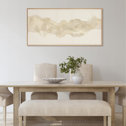 Metallic Wave Framed Art - Gold - thumbnail 2