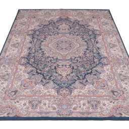 Purple Mandala Washable Rug - Navy Blue Red / 80cm x 150cm (Small) - thumbnail 5