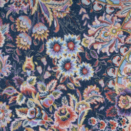 Purple Mandala Washable Rug - Navy Blue Red / 80cm x 150cm (Small) - thumbnail 3