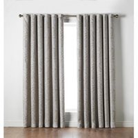 Fern Eyelet Ring Top Curtains - Cream / 168cm / 183cm