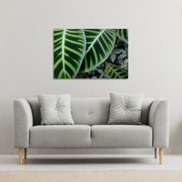 yellow structure in exotic jungle setting Canvas Print - Green / 77cm / 114cm - image 1