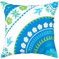 Floral Printed Outdoor Scatter Cushion - Flower Blue / 1 - image 1
