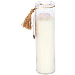 Goddess Tube Scented Jar Pillar Candle - Athena Goddess - Orange Blossom - thumbnail 3