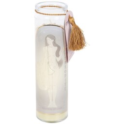 Goddess Tube Scented Jar Pillar Candle - Athena Goddess - Orange Blossom - thumbnail 5