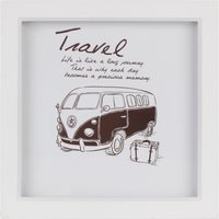 Square Deep Box Frame - White / 6x6in