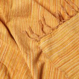 Bed Sofa Throw Cotton Chenille Tie Dye - Rust / 200cm - thumbnail 3