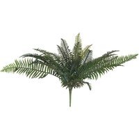 Set of 3 Artificial Fern Bunches - Green - thumbnail 1