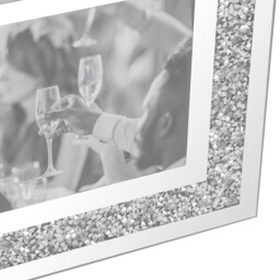 Crystal Effect 6 Aperture Collage Frame - Silver - thumbnail 2