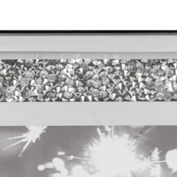 Crystal Effect 6 Aperture Collage Frame - Silver - thumbnail 3