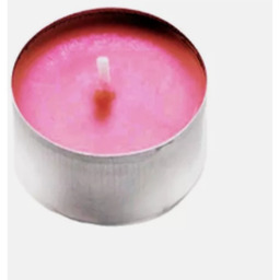 10pk Scented Tea Lights Candles - Red - thumbnail 2