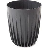 Eco Wood Decorative Plant Pot With Insert - Anthracite