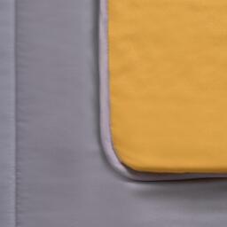 Coverless 10.5 Tog Soft Duvet Set - Ochre Yellow / 15cm / Single - thumbnail 3