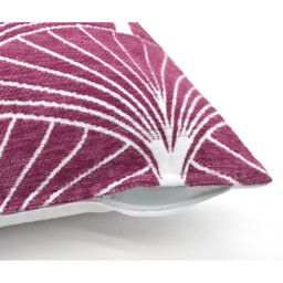 Luxury Chenille Pattern Cushion - Mauve - thumbnail 2