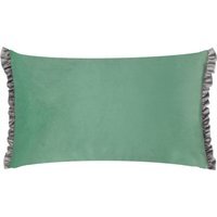 Tilly Velvet Cushion 30 x 50cm - Sage/Grey / Polyester