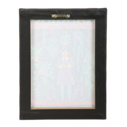 All My Friends Canvas Plaque by Steven Rhodes - Retro 19x25cm Wall Art - Black - thumbnail 3
