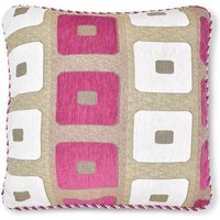 Glitter Square Cushion - Pink